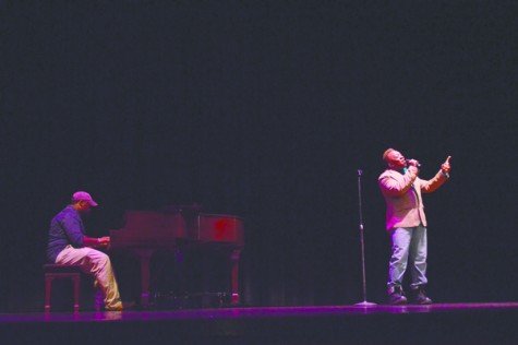 Alex Smoot and CurkRoy Brown sang Janine and the Mixtape’s “Hold Me” during the Coalition’s Talent Show.