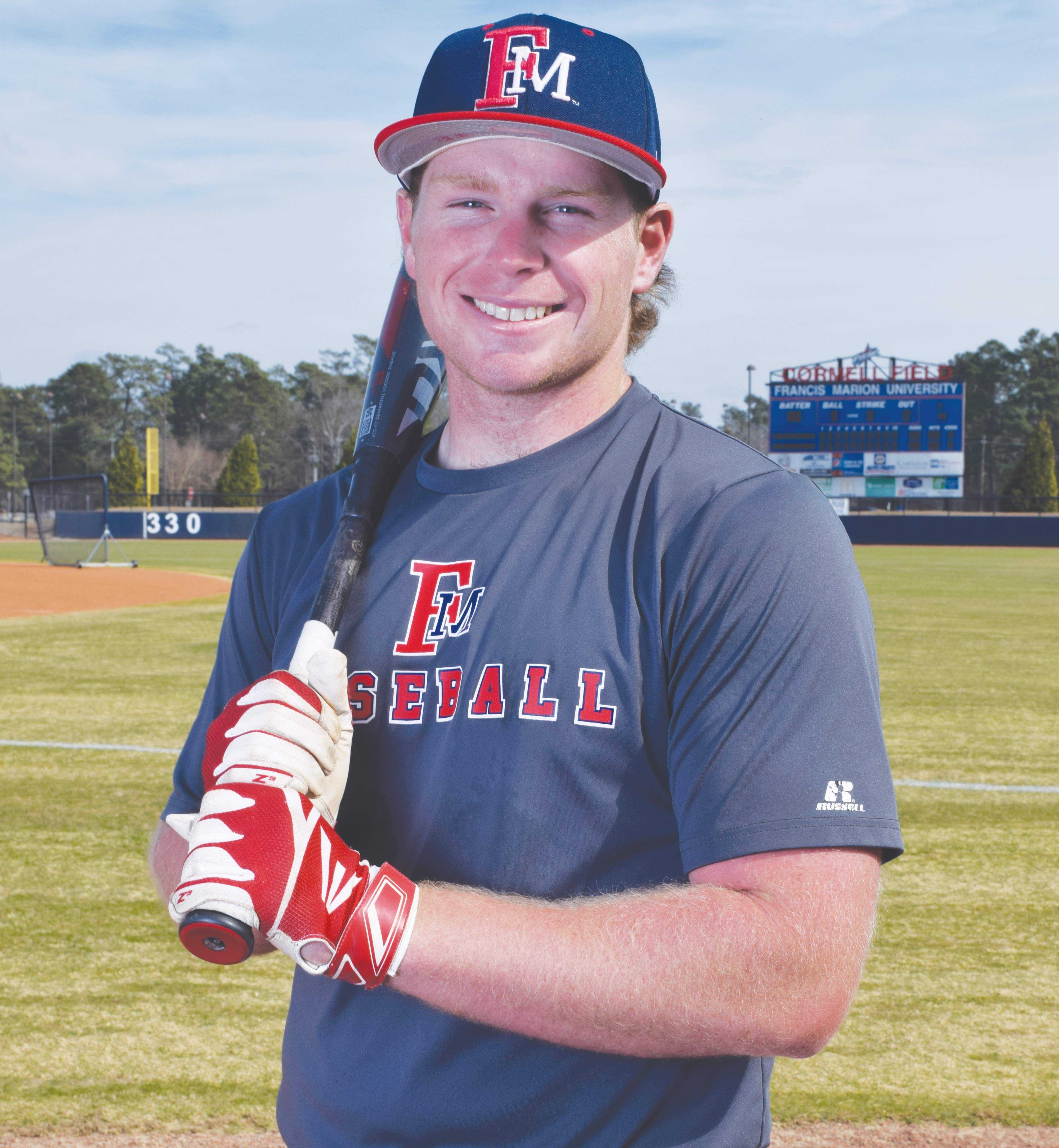 Tee Dubose plays first base for FMU after transferring from USC Sumter in the fall semester of 2016.