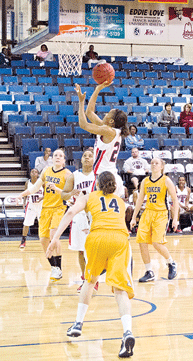 Lady Pats' defense suffocates Coker 68-54