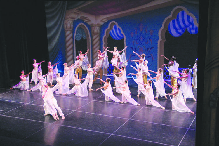 Columbia City Ballet performs “Aladdin” at FMU’s Performing Arts Center in downtown Florence. This
is the first time that the company has performed the show in 13 years.