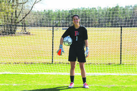 Casey Murakami says she loves the small community of FMU and enjoys playing goal keeper for her Patriots. 