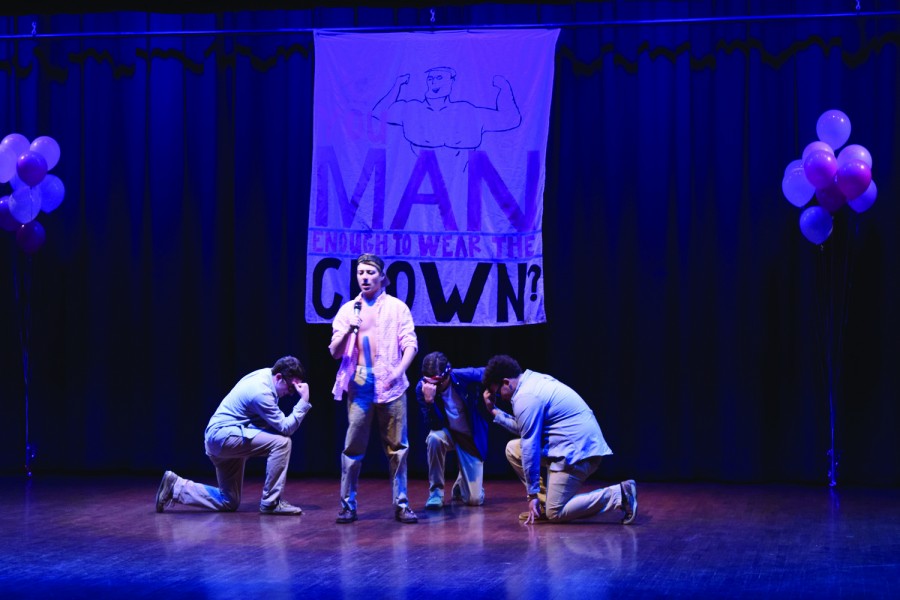 Chandler Sain lip syncs the Backstreet Boys song, “I Want It That
Way” during the 2016 Big Man on Campus.