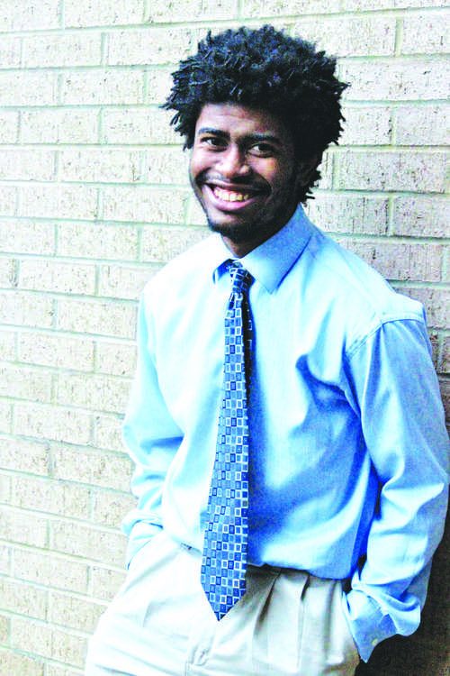Senior theatre major Xavier Nettles hopes that by participating
with the Patriot Players, opportunities to work on the stage will
become more available.