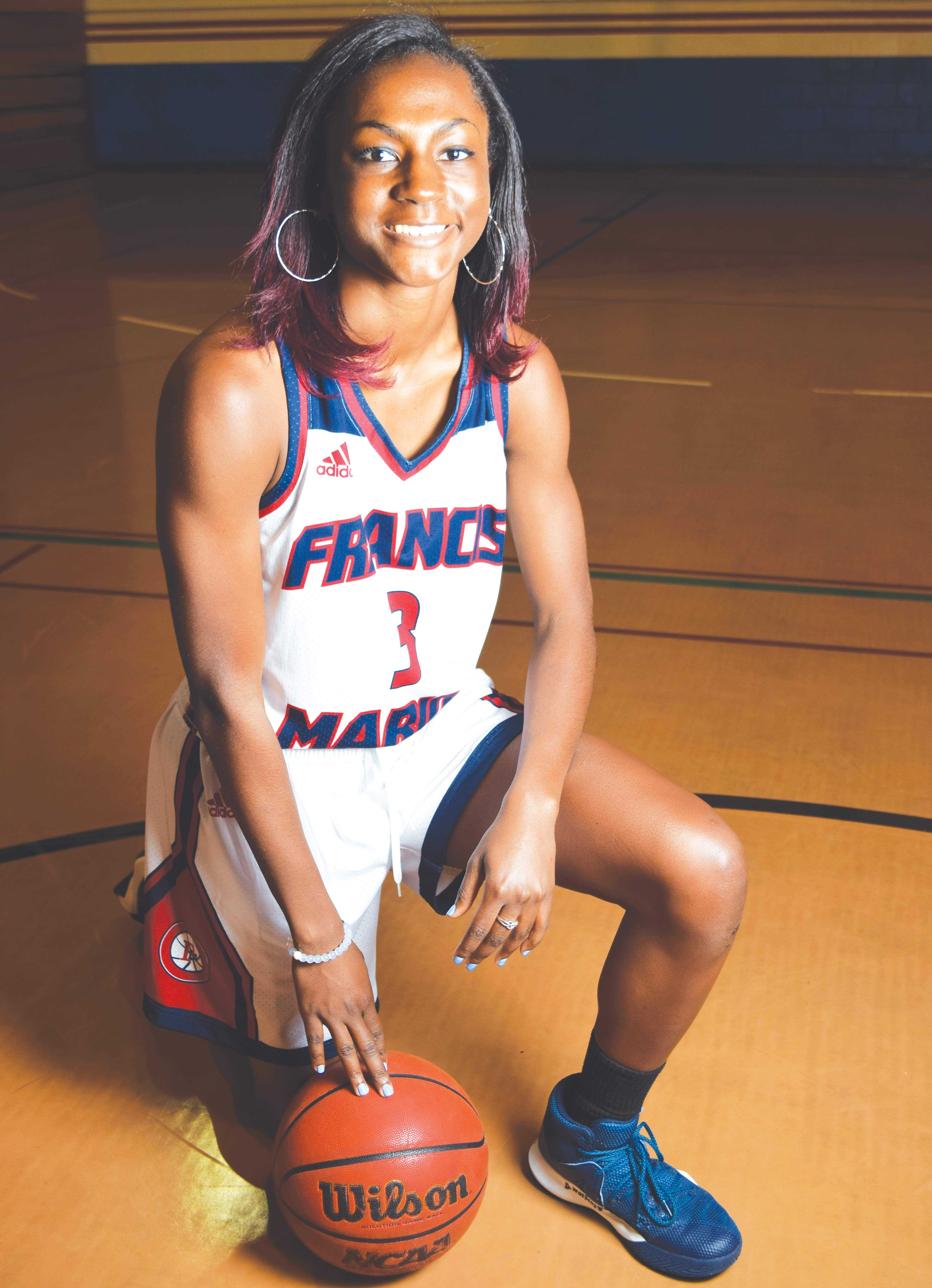 Briana Burgins has been playing basketball since she was 4-years-old, when her parents were her coaches on her first team.