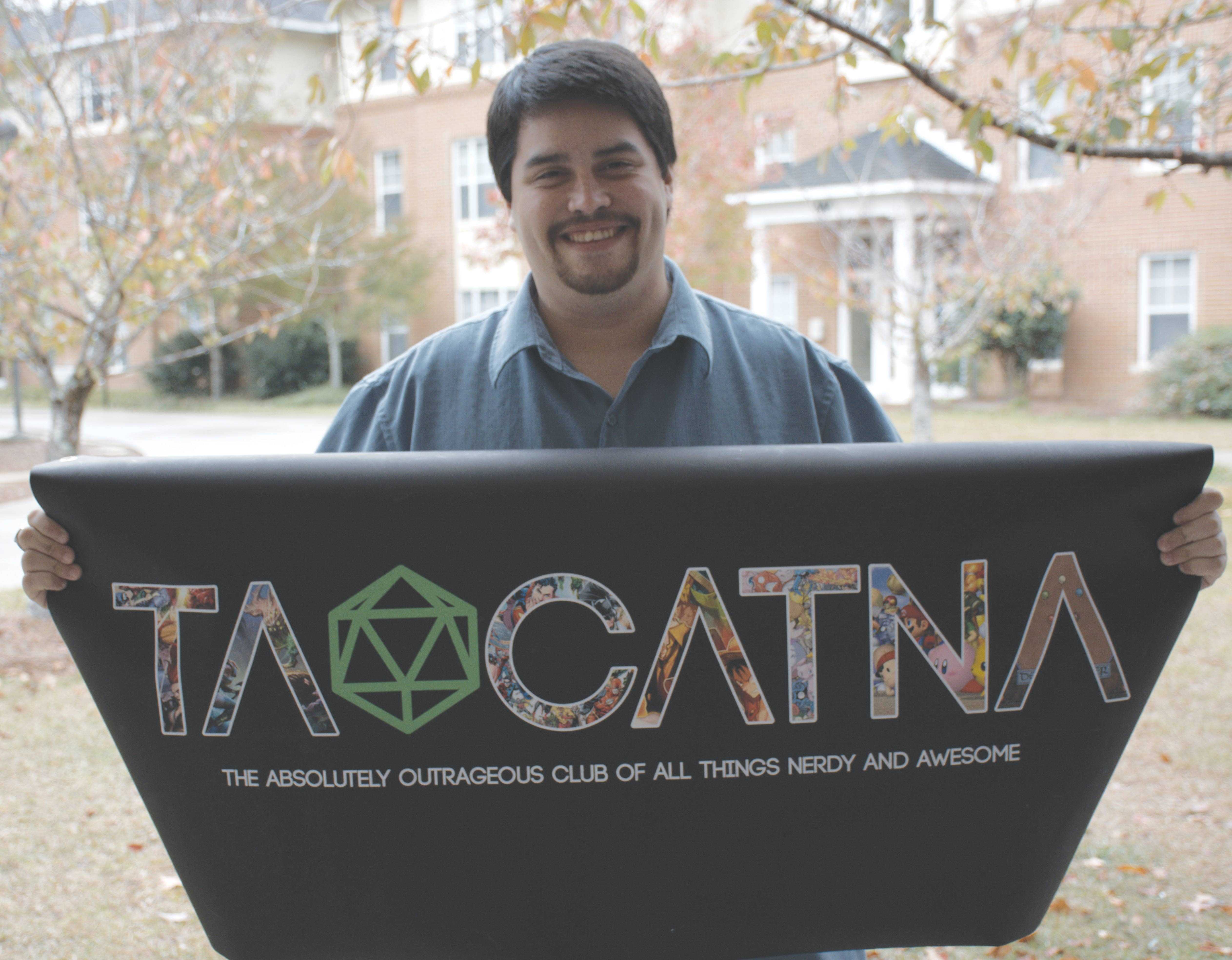 Mitchell Aldaco has been presient of T.A.O.C.A.T.N.A. for three
years, embracing newcomers to the eclectic club.