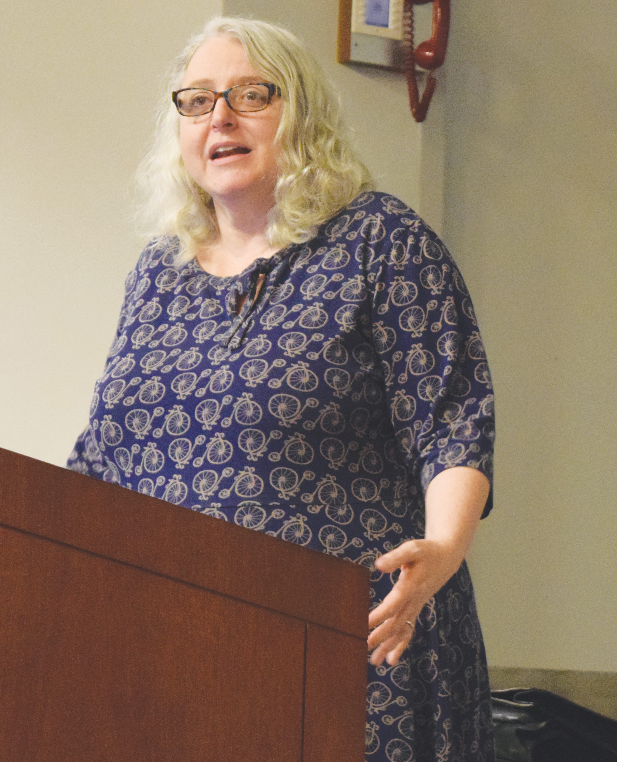 Sarah Einstein presents the annual Hunter Chair in English Literature and Gender Studies lecture on March 7.