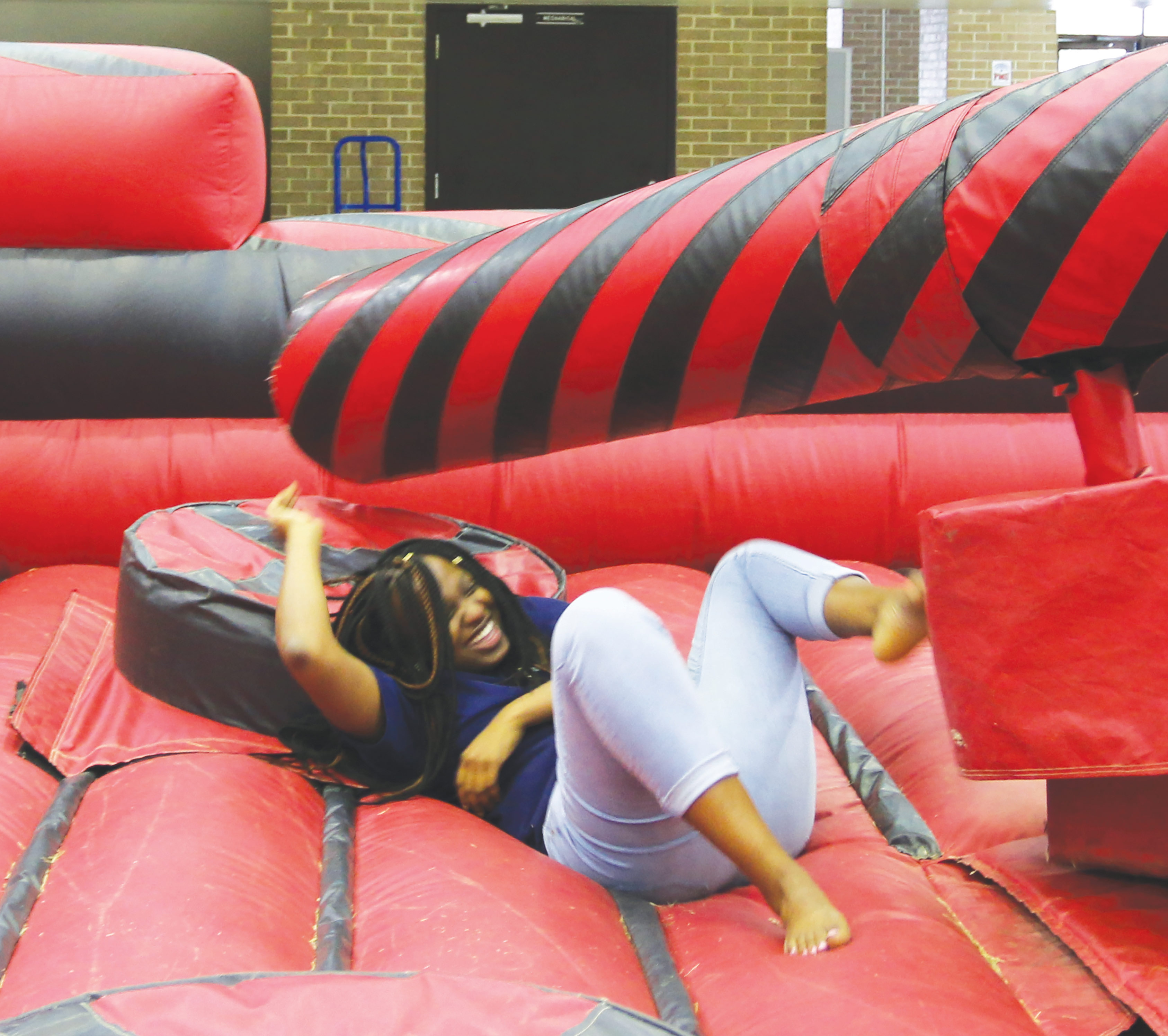 Students gathered in the Smith University Center Commons to relieve stress during the 2017 Spring Fest.