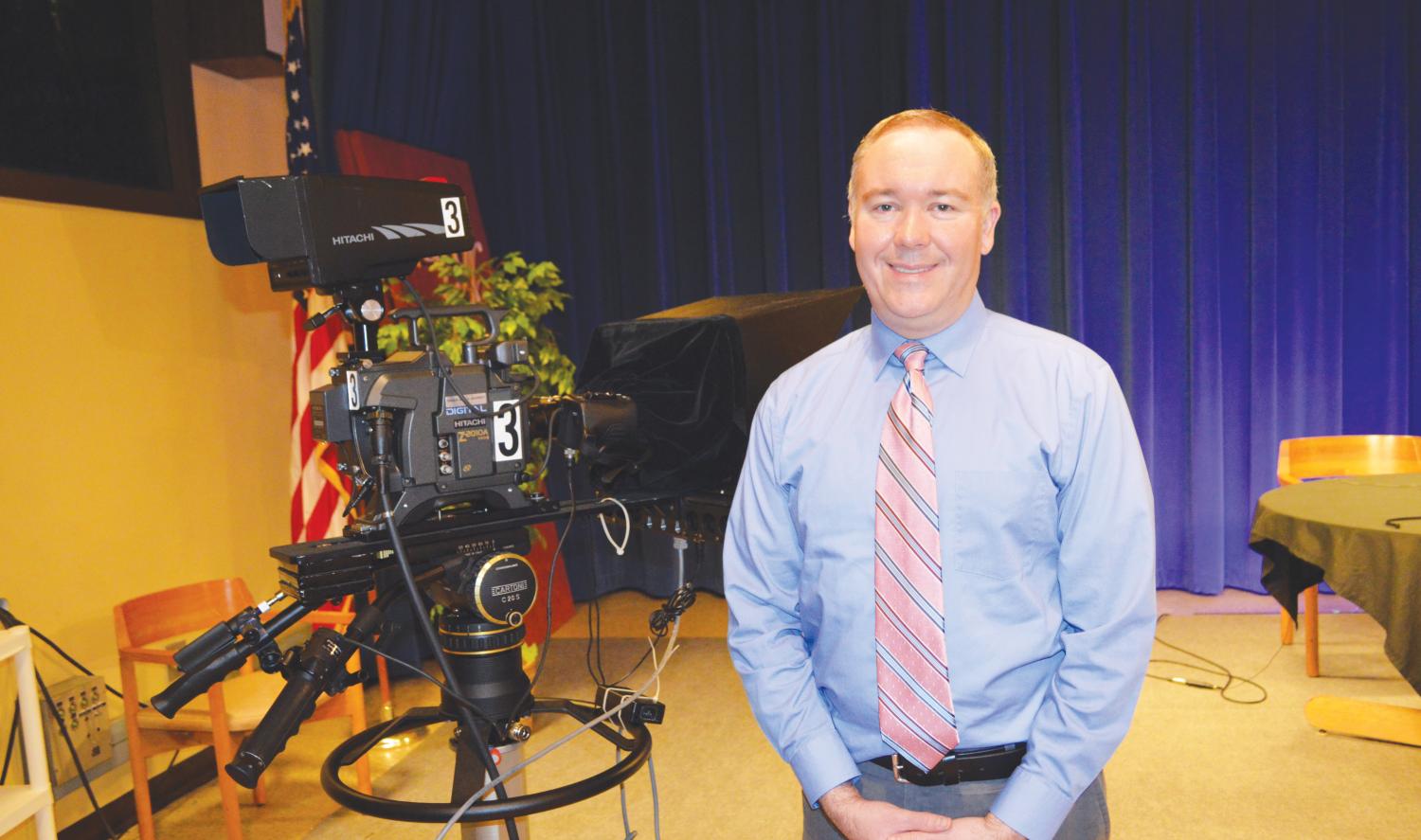 Professor David Baxley hopes to help students pursuing a career in journalism. He is the faculty advisor for the Student Media Association.