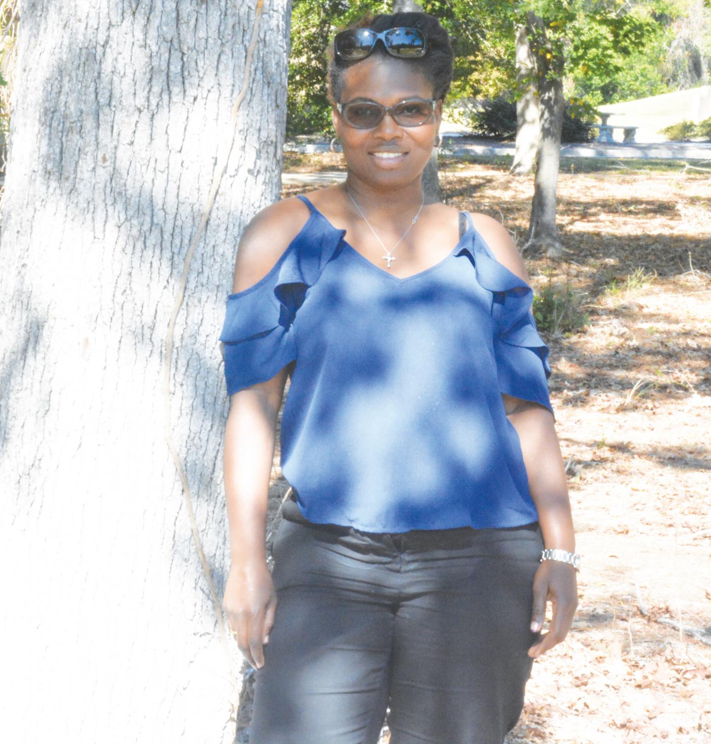 FMU pre-nursing major Marie Virgile is a single parent and immigrant from Haiti.