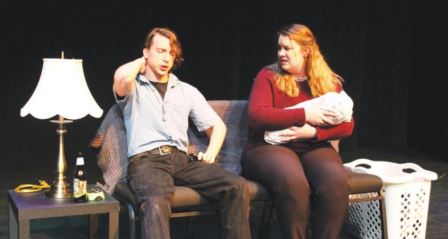 Rebecca Perkins and Chris Steele perform Baby Levi, a play written by Shari Tingle. Baby Levi focuses on a mothers struggle with losing a child. 