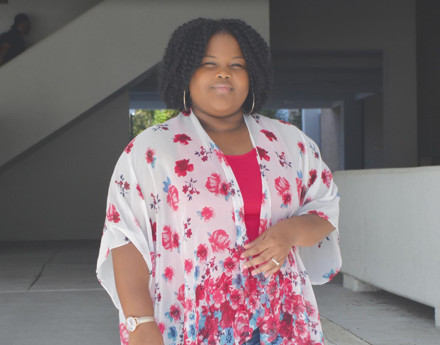 Courtney Hayes, senior, uses her experiences as an Orientation Leader and Diplomat during her career at FMU to help new students make the most of their college years.