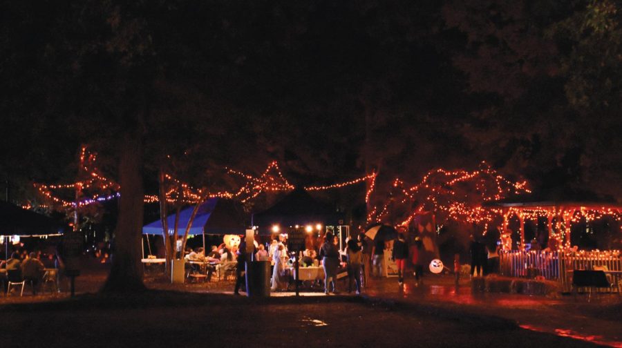 FMUs campus is AGlow at the festival where students and guests could walk through the pumpkin trail, eat, and participate in other activities.
