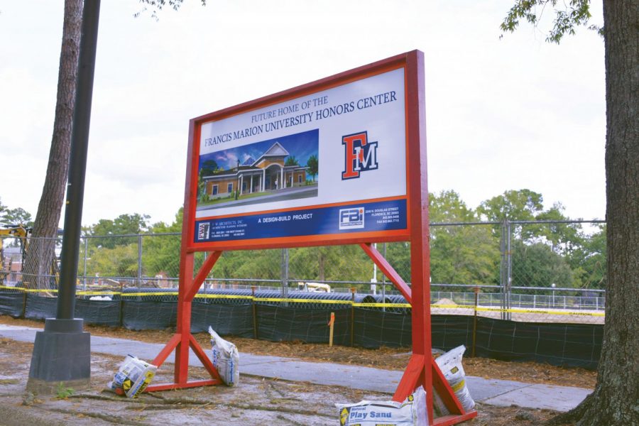 Construction of the Honor Center has begun and will soon be a home for the honors community. 