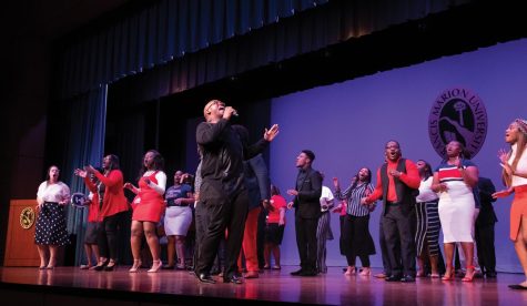 Young, Gifted and Blessed perform at the MLK Day celebration. 