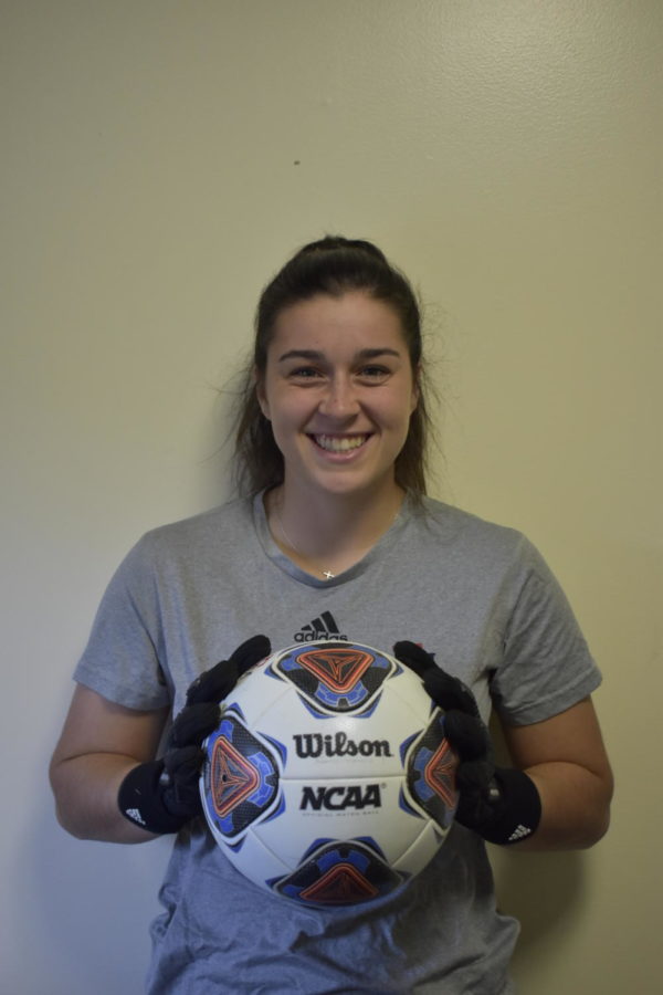 Nursing major and senior women’s soccer player Makayla Willets looks to capitalize on her upcoming last season while finishing
school.