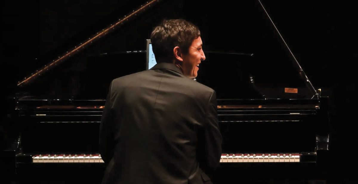 Famed pianist Sean Kennard performs classical pieces for a sold-out audience.