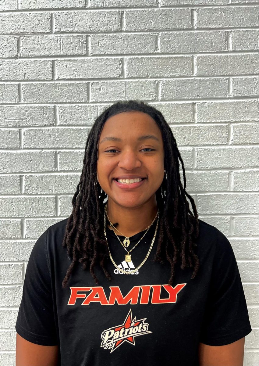 Senior psychology major Lauryn Taylor is working hard towards a big win for the women's basketball team.