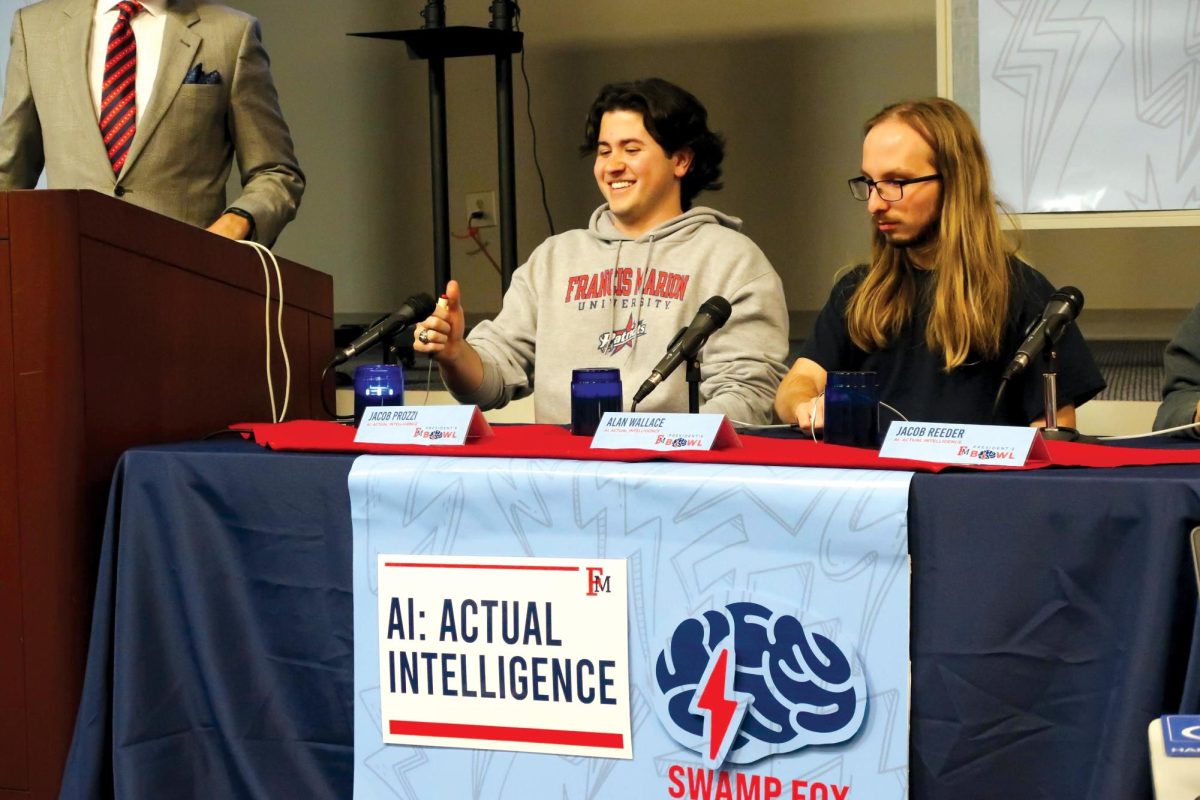 The computer science team competes at the President's Bowl.