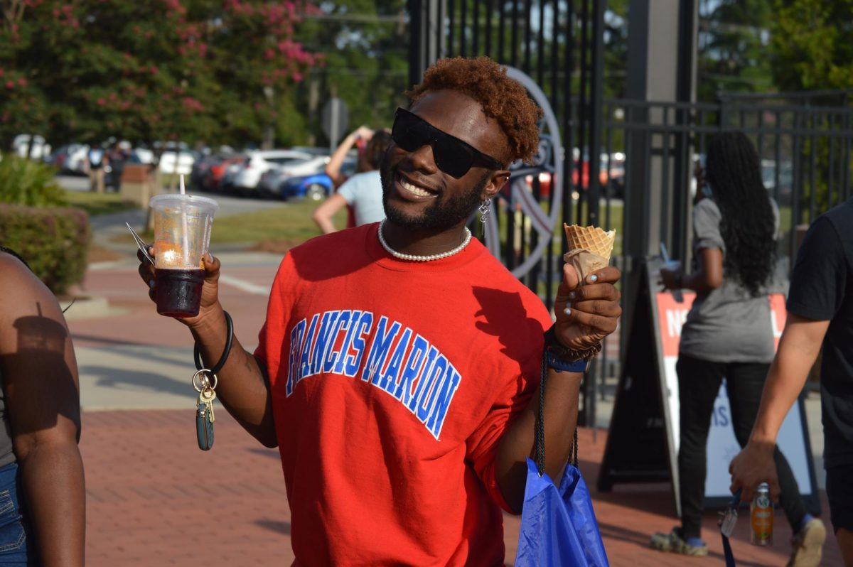 Students celebrate the new semester by showing off their FMU spirit.

Photo Contributed by Breanna Lisenby